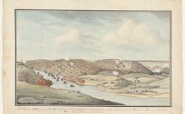 1776 View of Attack on Fort Washington